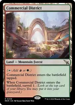 Commercial District x1 MTG Magic the Gathering - Murders at Karlov Manor - Image 1
