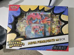 POKEMON TCG MEGA EVOLUTION ASCENDED HEROES MEGA FERALIGATR EX BOX SEALED NEW V - Image 1