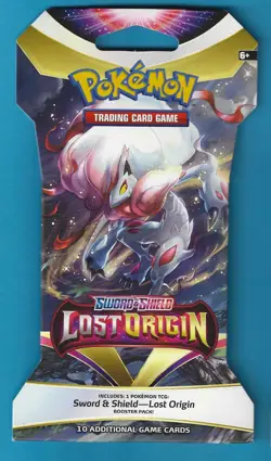 Pokemon "Lost Origin" 10-Card Sealed Sleeved Booster (Zoroark) X1 - Image 1