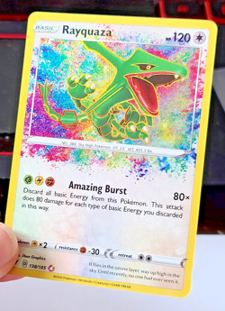 Pokemon TCG: Rayquaza Vivid Voltage #138/185 Amazing Rare Holo MINT - Image 2