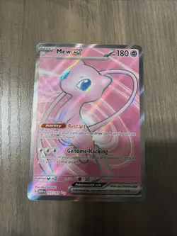 Mew ex #193/165 Pokemon SV: Scarlet & Violet 151 utlra rare full art 2023 NM - Image 1
