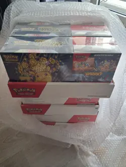 Pokemon TCG Surging Sparks ETB & Booster Bundle Costco 2-Pack NEW Factory Sealed - Image 2