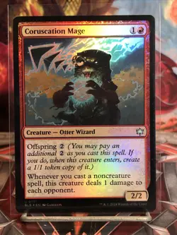 Coruscation Mage (Foil) Bloomburrow 0131 Uncommon MTG - Image 1