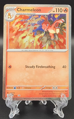 Charmeleon MEP 079 - NM Pokemon Mega Evolution Chaos Rising Holo Promo **SWIRL** - Image 1