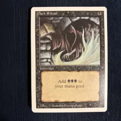 Magic The Gathering - Dark Ritual - Revised - Image 1