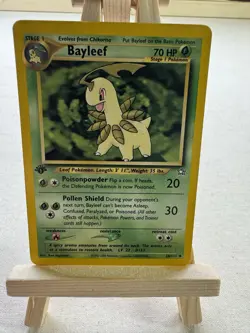 Pokemon Bayleef Neo Genesis 1st Edition Uncommon 70 HP 28/111 2000 English - Image 1