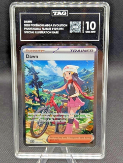 DAWN SIR #129 /094 Phantasmal Flames Special Illustration Rare Pokemon TAG 10 - Image 1