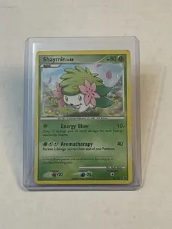 Pokemon TCG Shaymin 38/127 Platinum Holo Rare 2009 *DMG* - Image 1