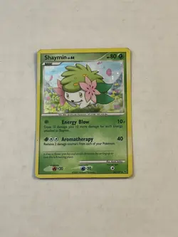 Pokemon TCG Shaymin 38/127 Platinum Holo Rare 2009 *DMG* - Image 3