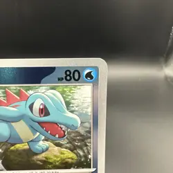Pokemon Totodile 106/123 Mysterious Treasures - Image 3