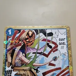 Gum-Gum Giant Gavel OP03-055 JOLLY ROGER FOIL Holo PRB-01 The Best One Piece TCG - Image 3