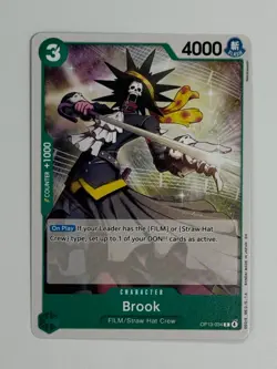 One Piece TCG Brook OP13-034 C Carrying On His Will - Image 1