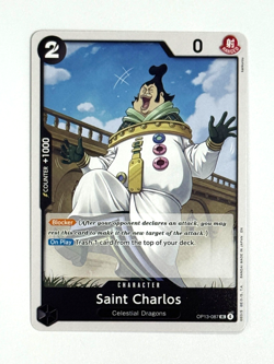 One Piece TCG Saint Charlos OP13-087 C Carrying On His Will - Image 1