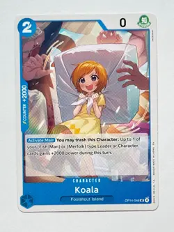 One Piece TCG Koala OP14-046 Normal UC The Azure Sea's Seven - Image 1