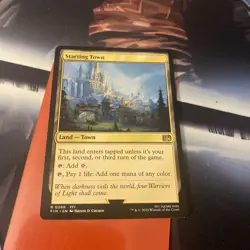 Magic The Gathering Starting Town Final Fantasy ERROR PRINT MISSING STAMP - Image 3