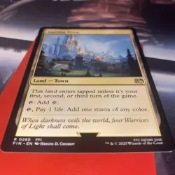 Magic The Gathering Starting Town Final Fantasy ERROR PRINT MISSING STAMP - Image 4