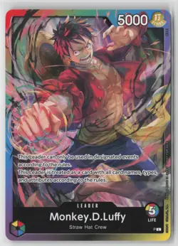 Monkey.D.Luffy (Release Event Leader) P One Piece Promotion Cards One Piece NM - Image 1