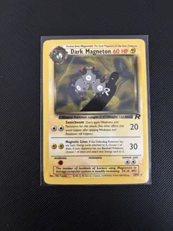 Pokemon WOTC Vintage 4 Card Lot Hitmonchan Holo Dark Magneton Lapras Kabutops - Image 4