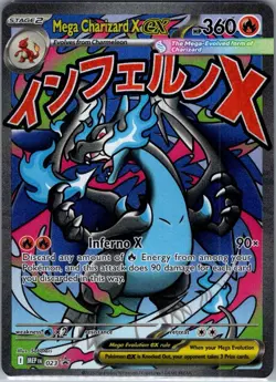Mega Charizard X ex MEP 023 ME: Mega Evolution Promo - Pokemon Card - NM - Image 1