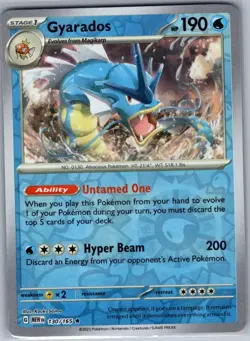 Gyarados 130/165 Reverse Holo SV: Scarlet & Violet 151 - Pokemon Card - NM - Image 1