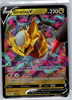 Giratina V 130/196 SWSH11: Lost Origin - Pokemon Card - NM - Image 1