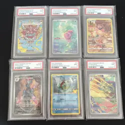 Lot Of 6 PSA Graded Pokemon Cards - Image 1