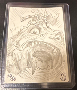 MTG Magic Artist Proof The Gitrog Monster Borderless Foil English - Image 1