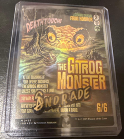 MTG Magic Artist Proof The Gitrog Monster Borderless Foil English - Image 2