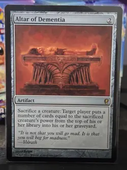 Magic the Gathering - Altar of Dementia - NM - Rare Artifact - Regular -196 MTG - Image 1