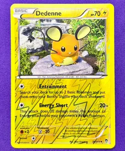 Dedenne 34/111 Reverse Holo | XY Furious Fists | 2014 Pokemon TCG Card | LP/NM - Image 1