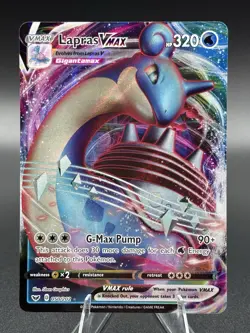 Pokemon Lapras VMAX 050/202 Ultra Rare Swsh01 Sword & Shield Holo 320 HP - Image 1