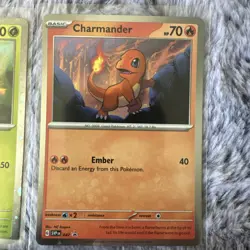 Bulbasaur Charmander Squirtle Pokemon Cards Cosmos Promo Set NM+ 151 - Image 3