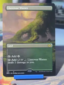 Llanowar Wastes (Borderless) The Brothers' War Regular - Image 1