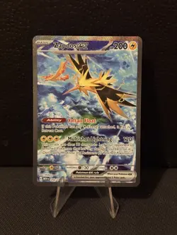 Pokemon TCG Zapdos ex Scarlet & Violet-151 202/165 Holo Special Illustration... - Image 1