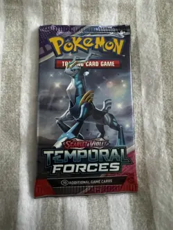 Pokemon TCG Temporal Forces Sleeved Booster Pack New Sealed Iron Crown - Image 1