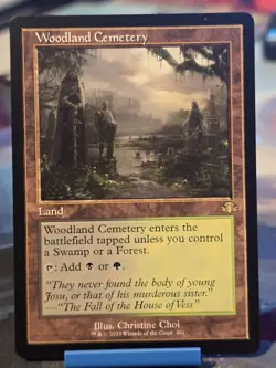 Woodland Cemetery (Retro Frame) Dominaria Remastered Regular - Image 1