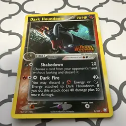 The Pokemon Company Dark Houndoom 5/109 Reverse Holo Rare 70 HP 2004 English - Image 1