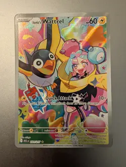 Iono's Wattrel 231/217 Illustration Rare ME: Ascended Heroes Pokemon - Image 1