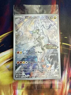 N’s Reshiram NM Sealed Journey Together 167 Stamped Promo Pokemon SV N - Image 2