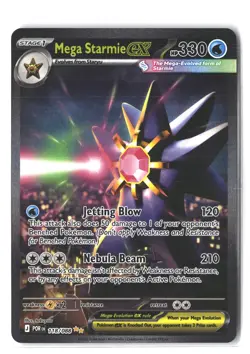 Mega Starmie ex 118/088 Holo Perfect Order Pokemon Holo NM - Image 1
