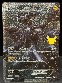 Zekrom 114/114 Celebrations: Classic Collection Holo Pokemon - Image 1