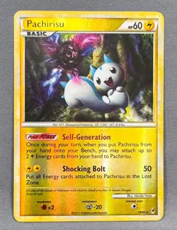 LP Reverse Holo Pachirisu 18/95 Holo Rare Call of Legends Pokemon Noriko Hotta - Image 1