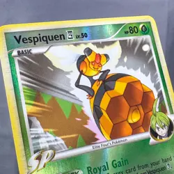 NM Reverse Holo Vespiquen E4 35/111 Rare Rising Rivals Pokemon 2009 Kouki Saitou - Image 3