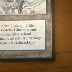 Glacial Chasm Ice Age Mtg Magic The Gathering Card EX-NM - Image 4