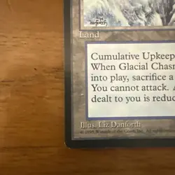Glacial Chasm Ice Age Mtg Magic The Gathering Card EX-NM - Image 5