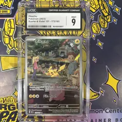 CGC MINT 9 - Pokemon 151 - Pikachu IR 173/165 Scarlet & Violet 151 ENG - Image 1