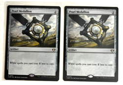 MTG – Commander Masters – Pearl Medallion – Rare 0401 x 2 - Image 1