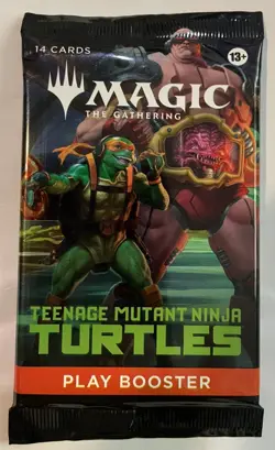 MTG Teenage Mutant Ninja Turtles Play Booster Pack Sealed - Free Shipping - Image 1