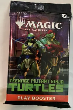 MTG Teenage Mutant Ninja Turtles Play Booster Pack Sealed - Free Shipping - Image 3