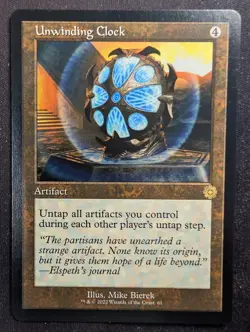 Unwinding Clock - Retro Frame - The Brothers War (MTG) - Image 1